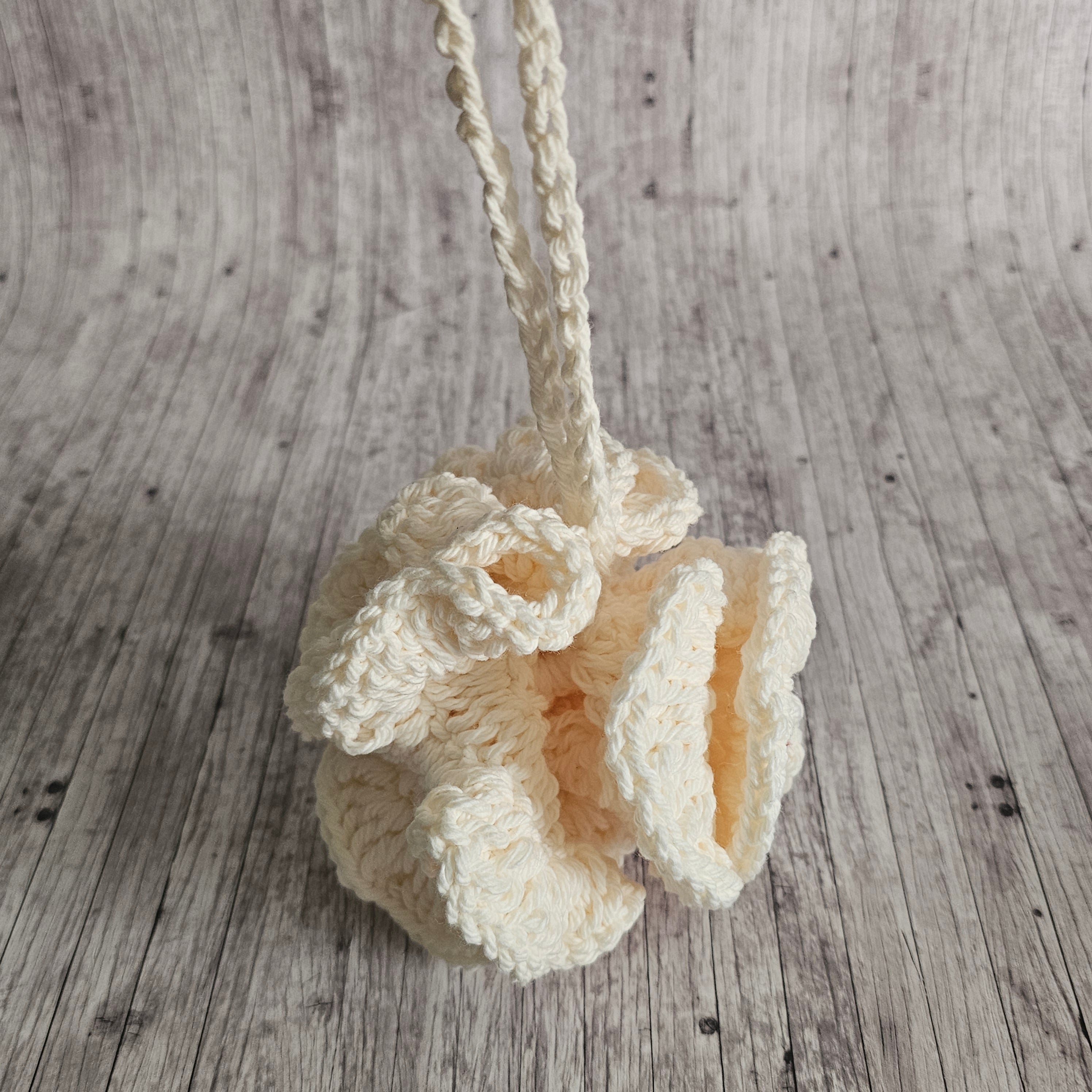 Handmade Crochet Bath Loofah – Reusable & Washable