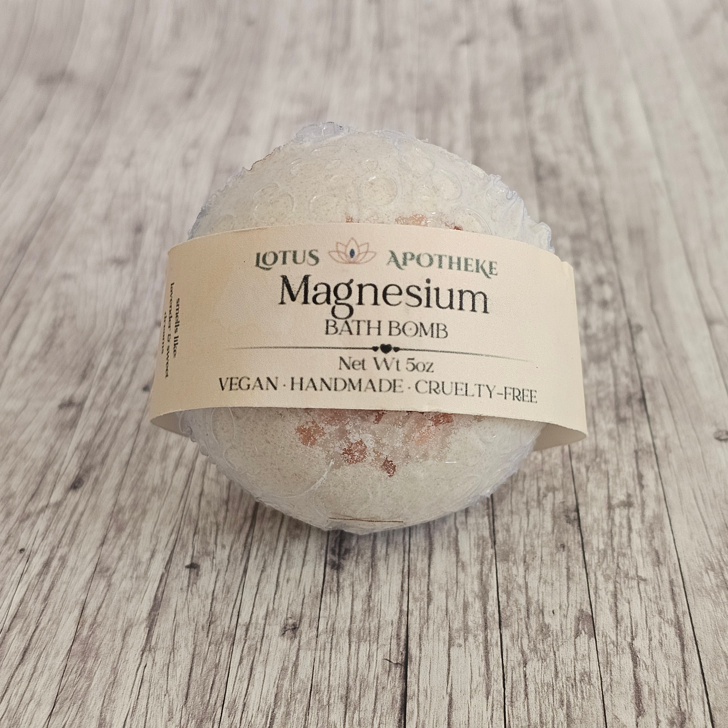 Magnesium Bath Bomb, Dye Free