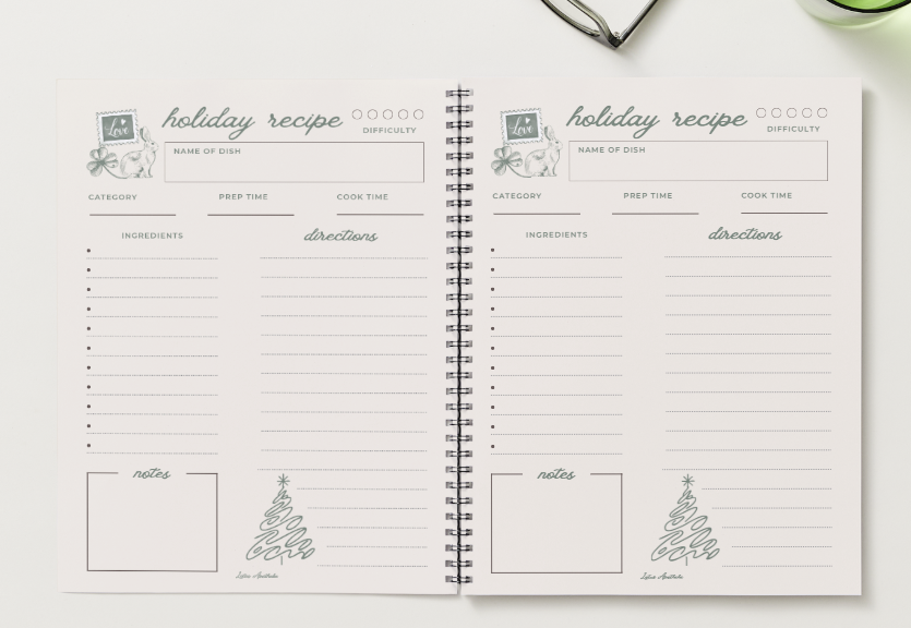 0Lotus Apotheke Recipe Journal- Garden Sage Edition (Hardcover, No Spiral)